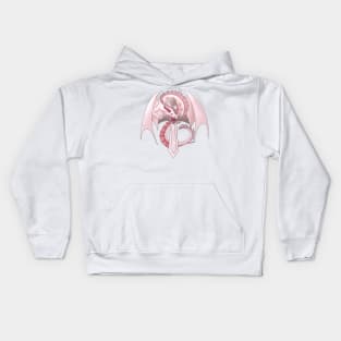 Ruby Sword Dragon Kids Hoodie